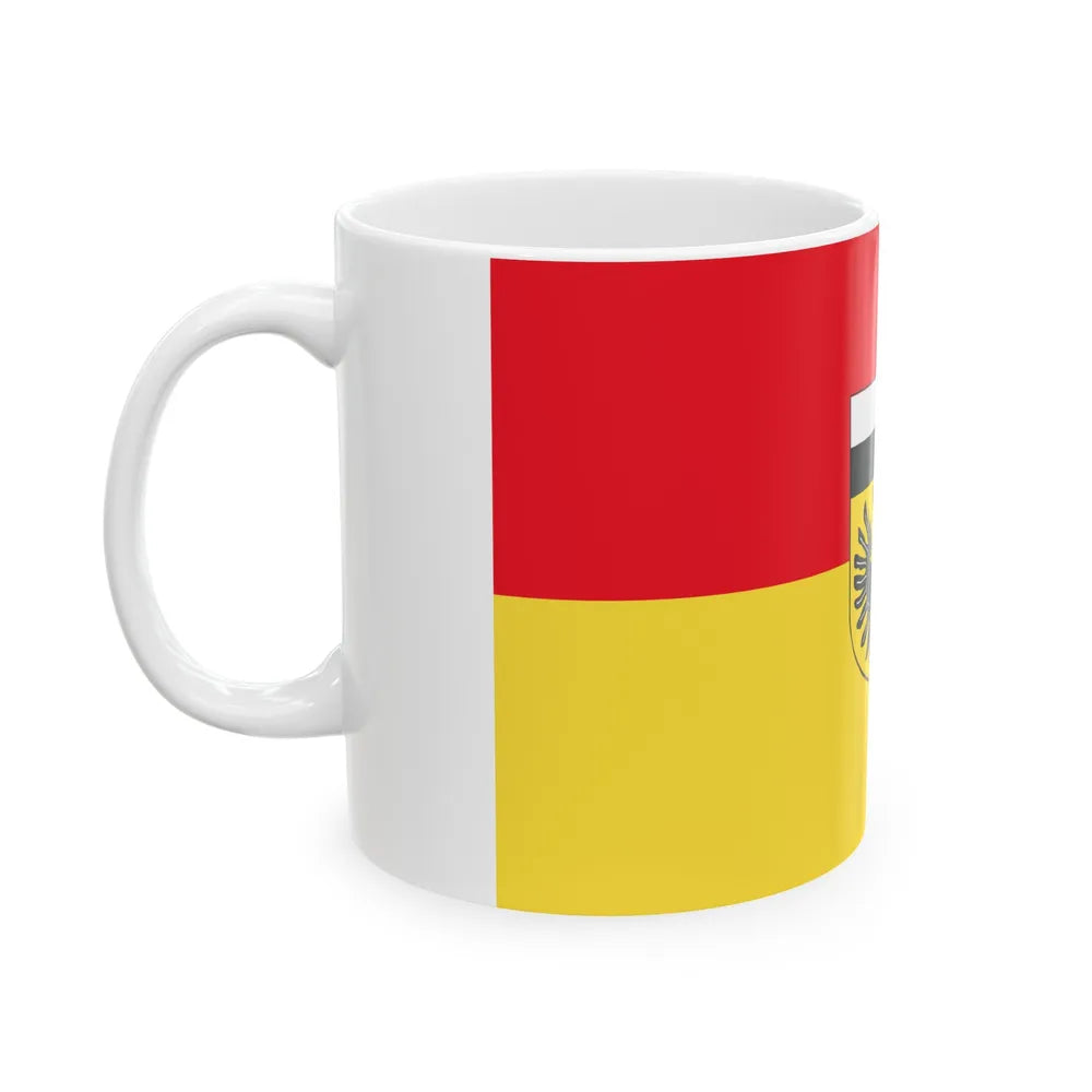 Flag of Wunsiedel Germany - White Coffee Mug-Go Mug Yourself