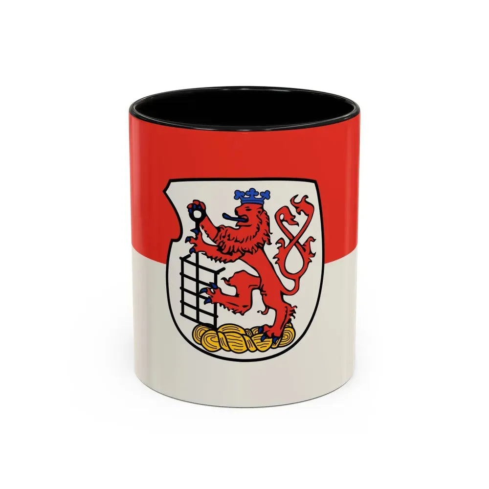 Flag of Wuppertal Germany - Accent Coffee Mug 11oz Black - Go Mug Yourself