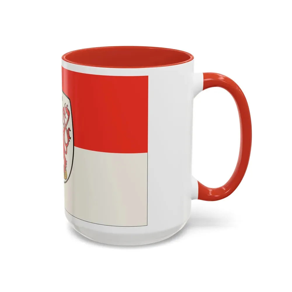 Flag of Wuppertal Germany - Accent Coffee Mug - Go Mug Yourself