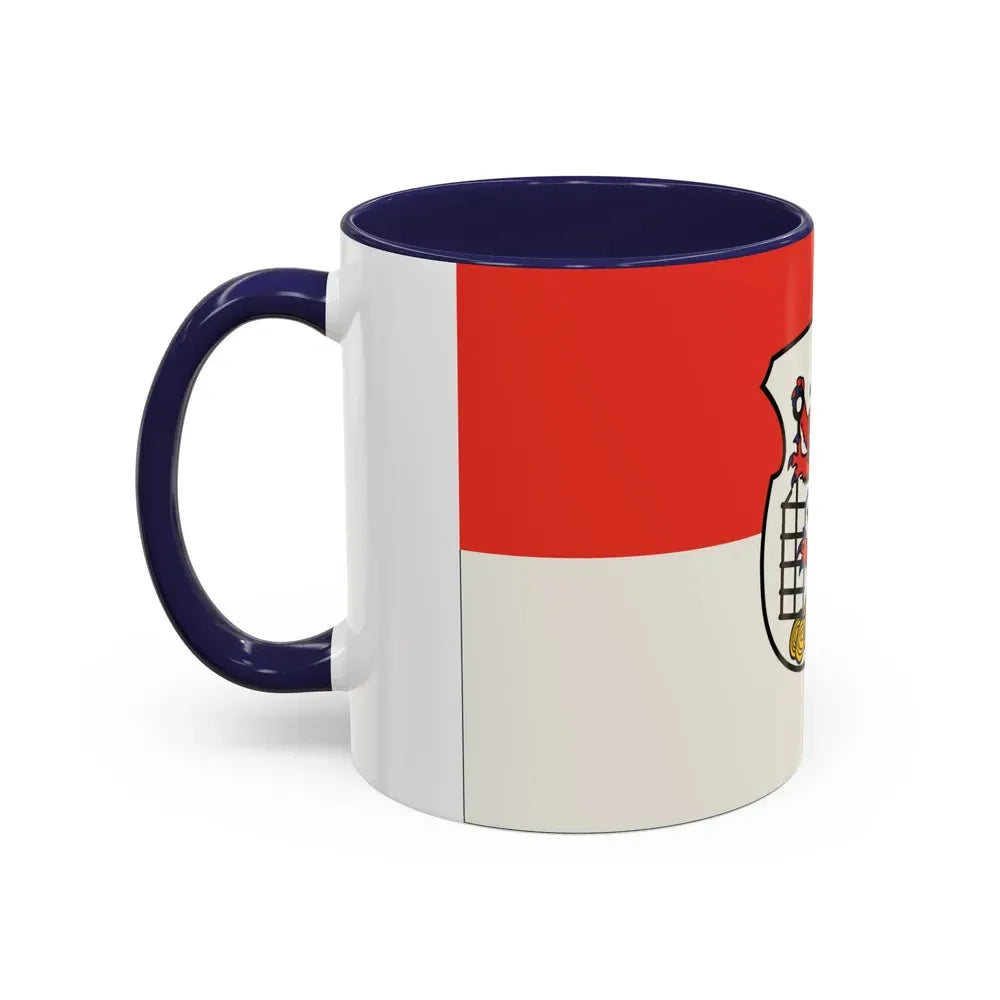 Flag of Wuppertal Germany - Accent Coffee Mug - Go Mug Yourself