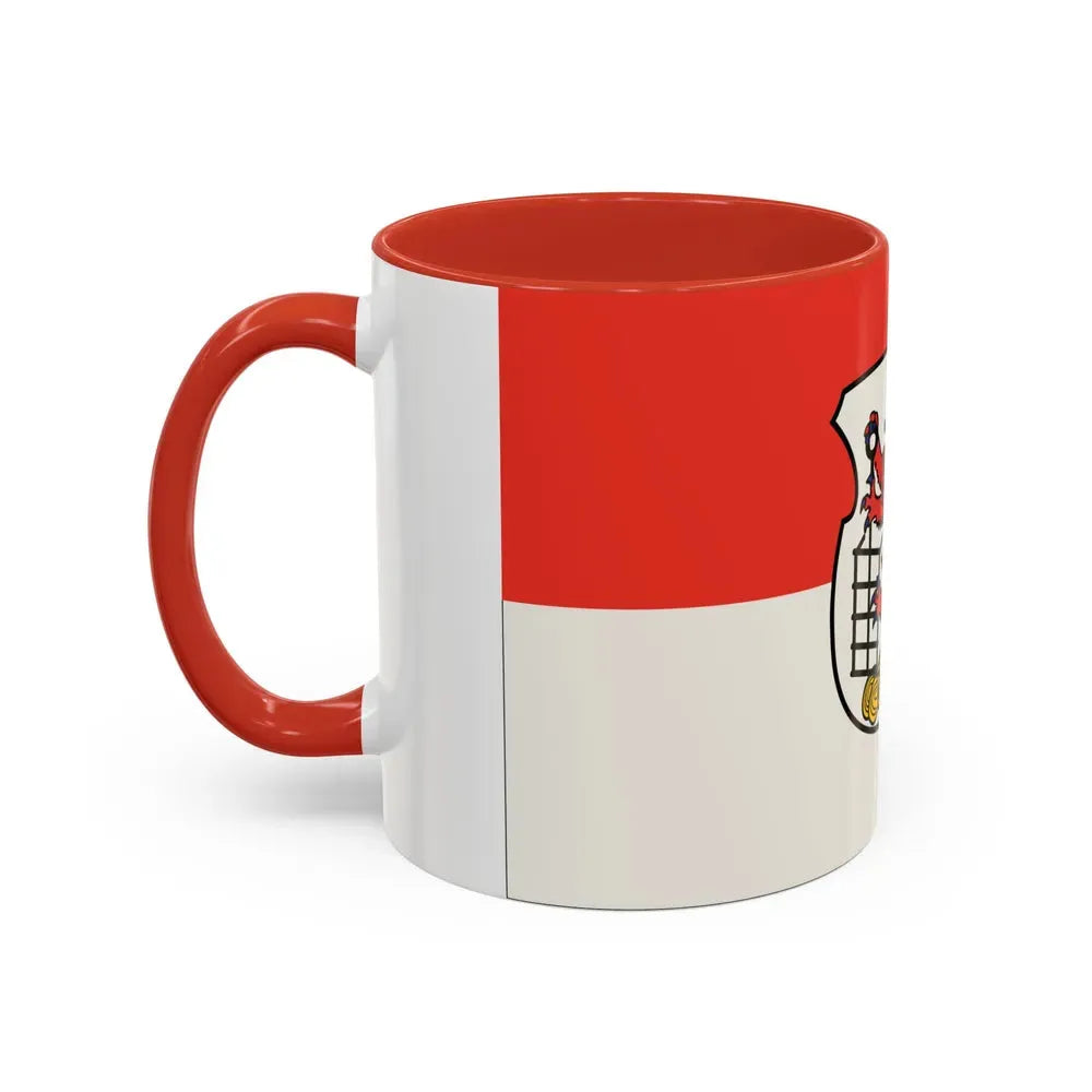 Flag of Wuppertal Germany - Accent Coffee Mug - Go Mug Yourself