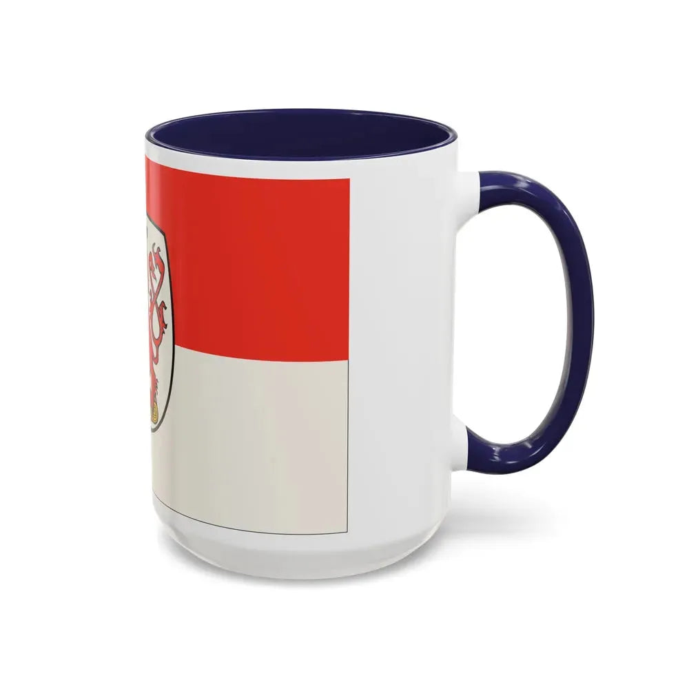 Flag of Wuppertal Germany - Accent Coffee Mug - Go Mug Yourself