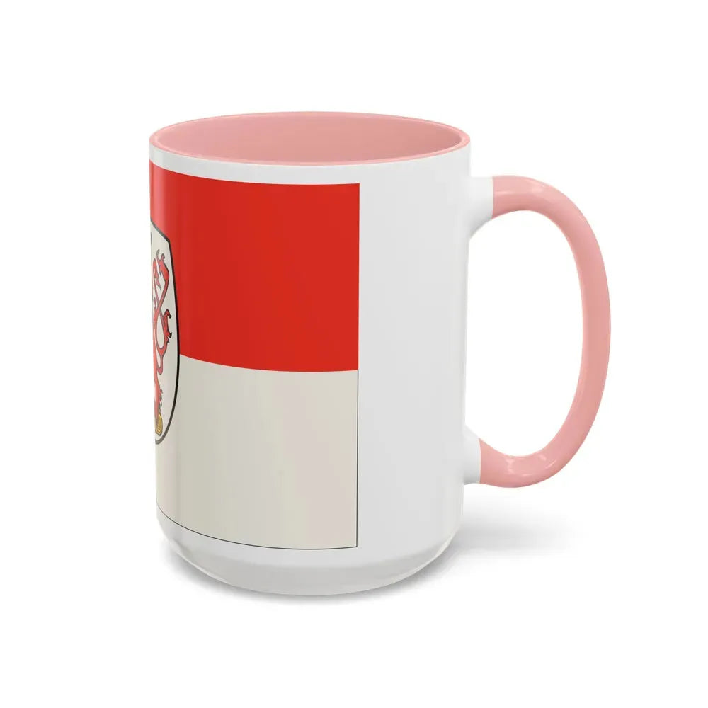 Flag of Wuppertal Germany - Accent Coffee Mug - Go Mug Yourself