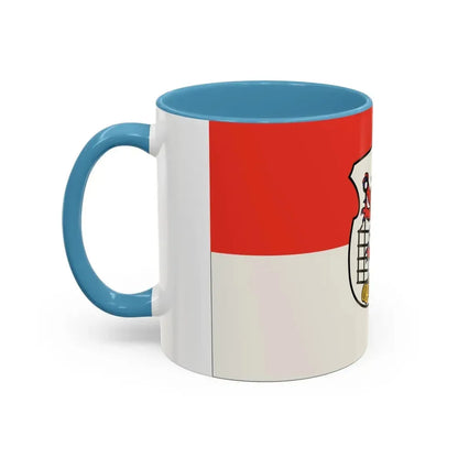Flag of Wuppertal Germany - Accent Coffee Mug - Go Mug Yourself