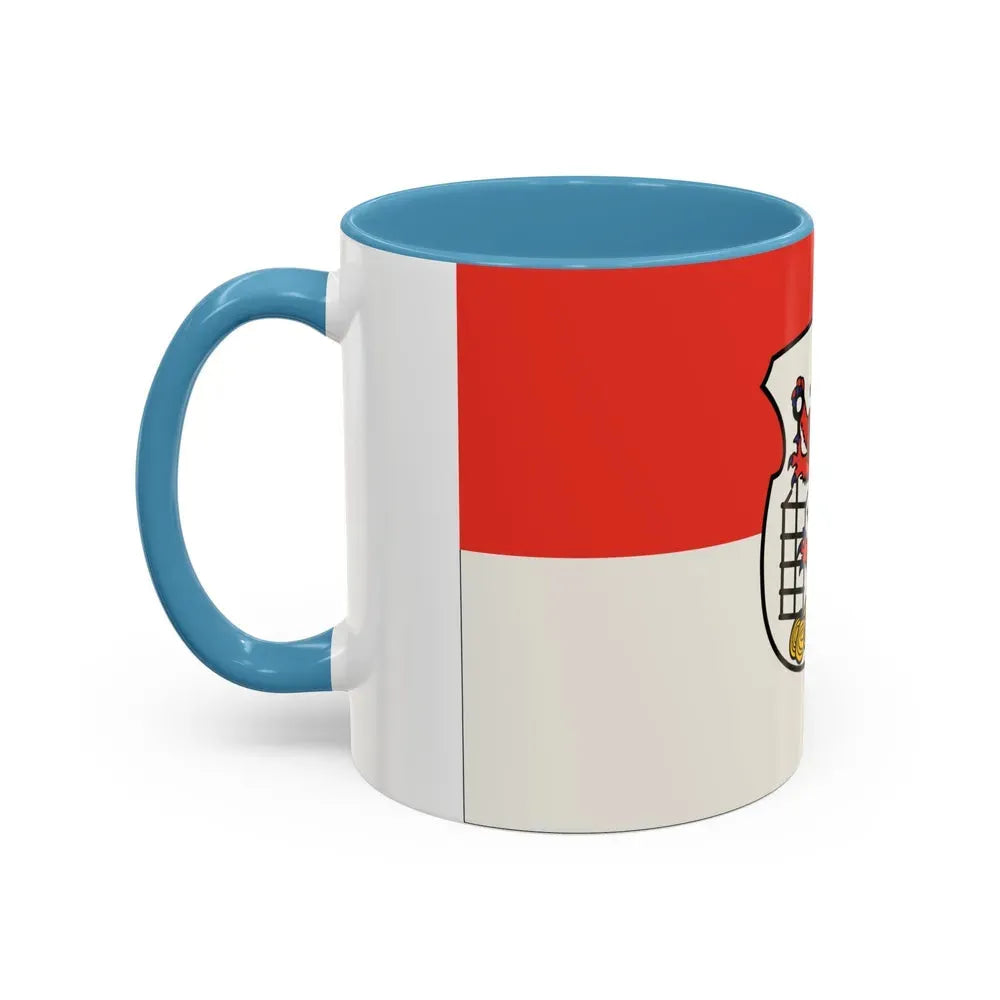 Flag of Wuppertal Germany - Accent Coffee Mug - Go Mug Yourself