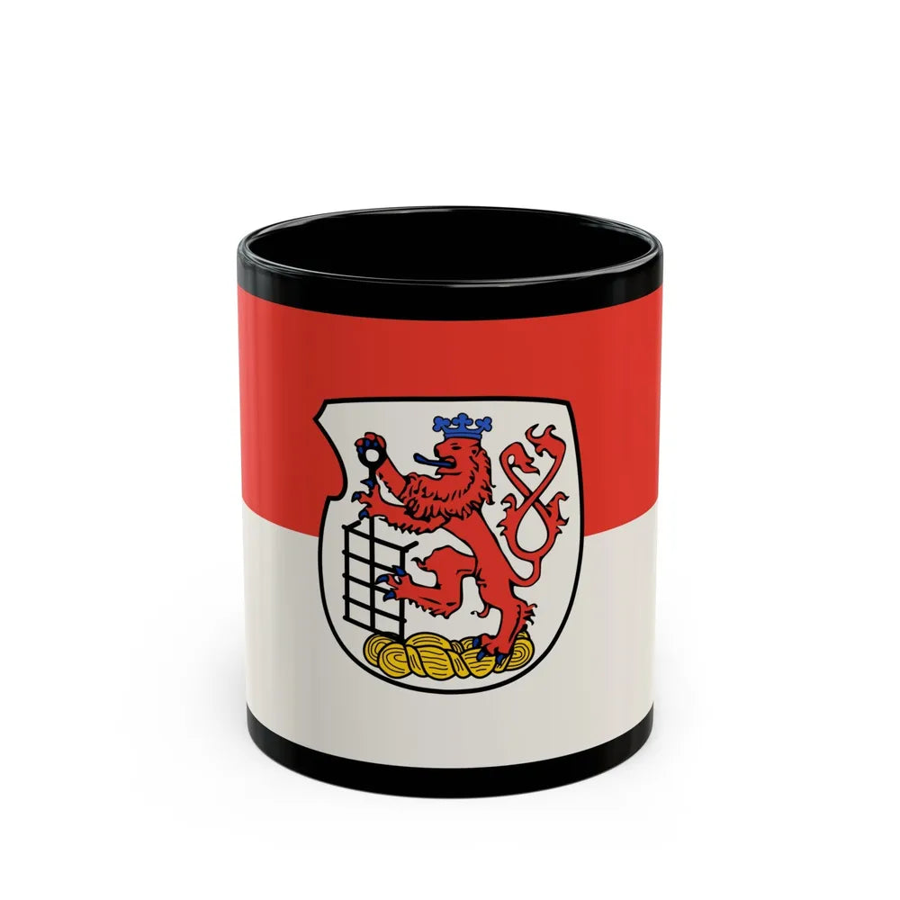 Flag of Wuppertal Germany - Black Coffee Mug-11oz-Go Mug Yourself