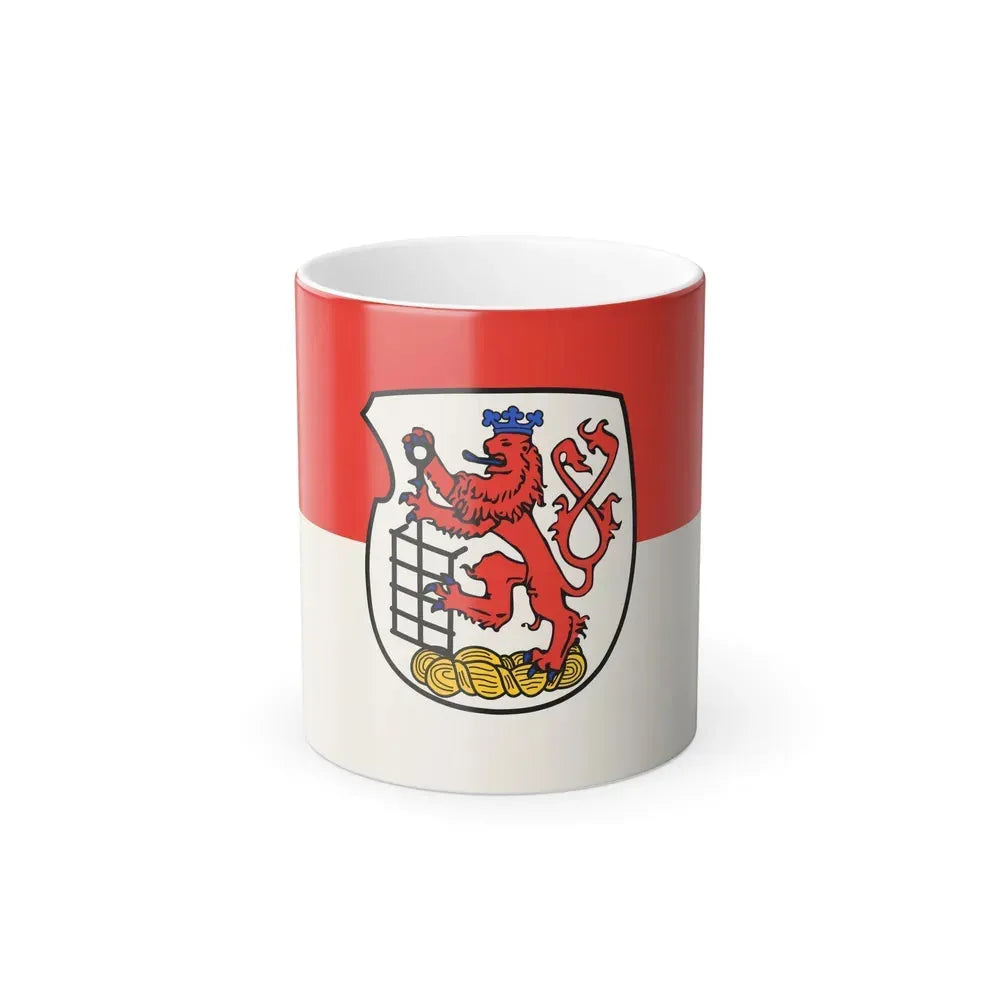 Flag of Wuppertal Germany - Color Changing Coffee Mug 11oz - Go Mug Yourself