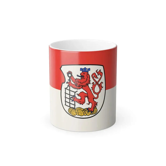 Flag of Wuppertal Germany - Color Changing Coffee Mug 11oz - Go Mug Yourself
