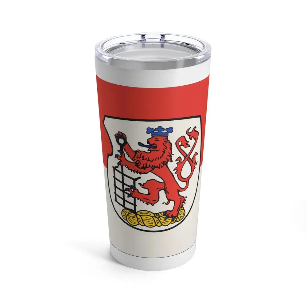 Flag of Wuppertal Germany - Tumbler 20oz 20oz - Go Mug Yourself