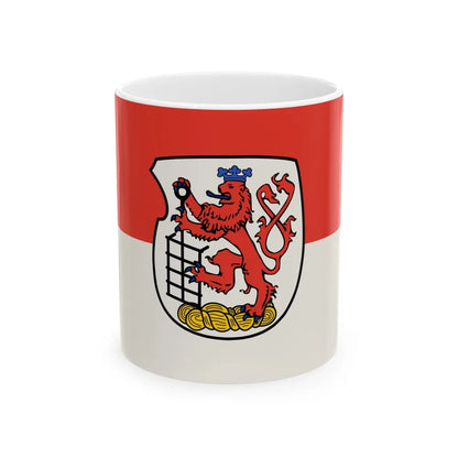 Flag of Wuppertal Germany - White Coffee Mug-11oz-Go Mug Yourself