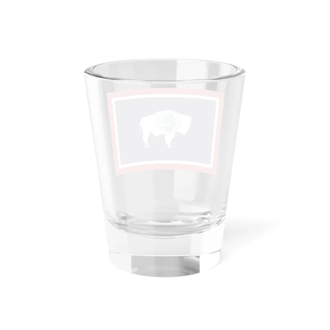 Flag of Wyoming 3-2 (United States) Shot Glass 1.5oz - Go Mug Yourself