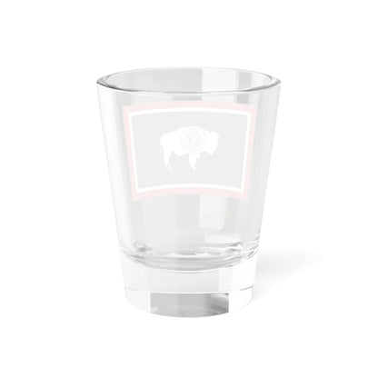 Flag of Wyoming 3-2 (United States) Shot Glass 1.5oz - Go Mug Yourself