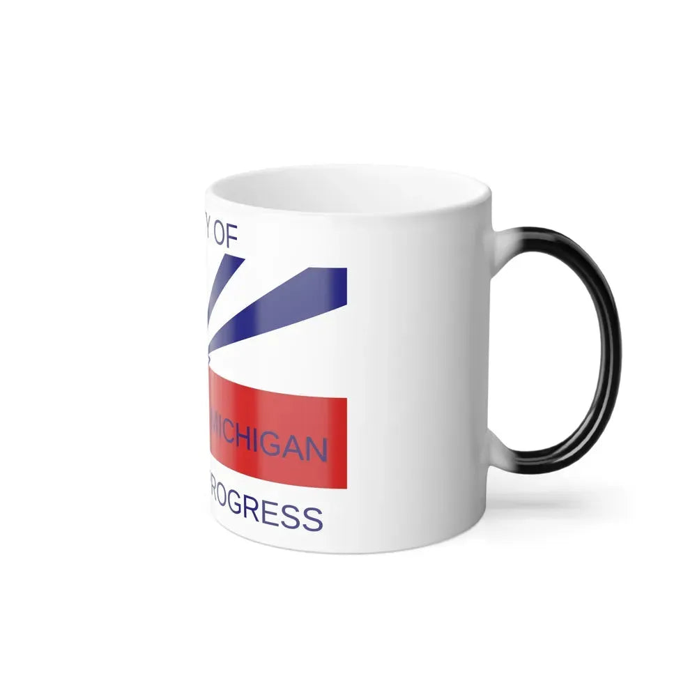 Flag of Wyoming, Michigan - Color Changing Coffee Mug - Go Mug Yourself