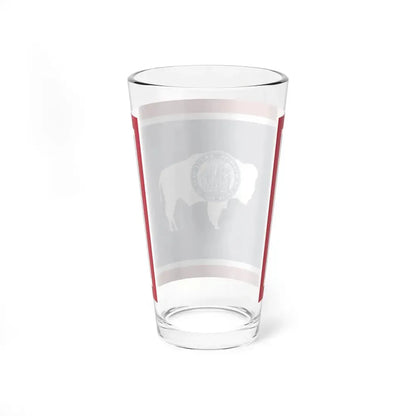 Flag of Wyoming (United States) Pint Glass 16oz - Go Mug Yourself