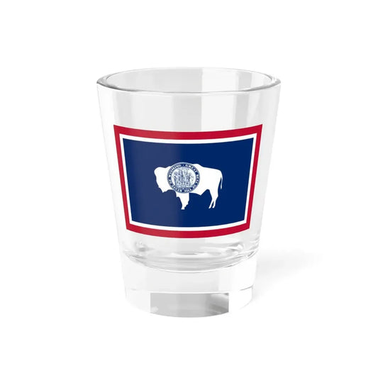 Flag of Wyoming (United States) Shot Glass 1.5oz 1.5oz - Go Mug Yourself