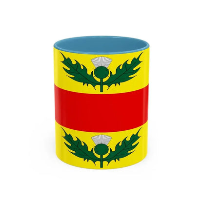 Flag of Xewkija Malta - Accent Coffee Mug 11oz Light Blue - Go Mug Yourself