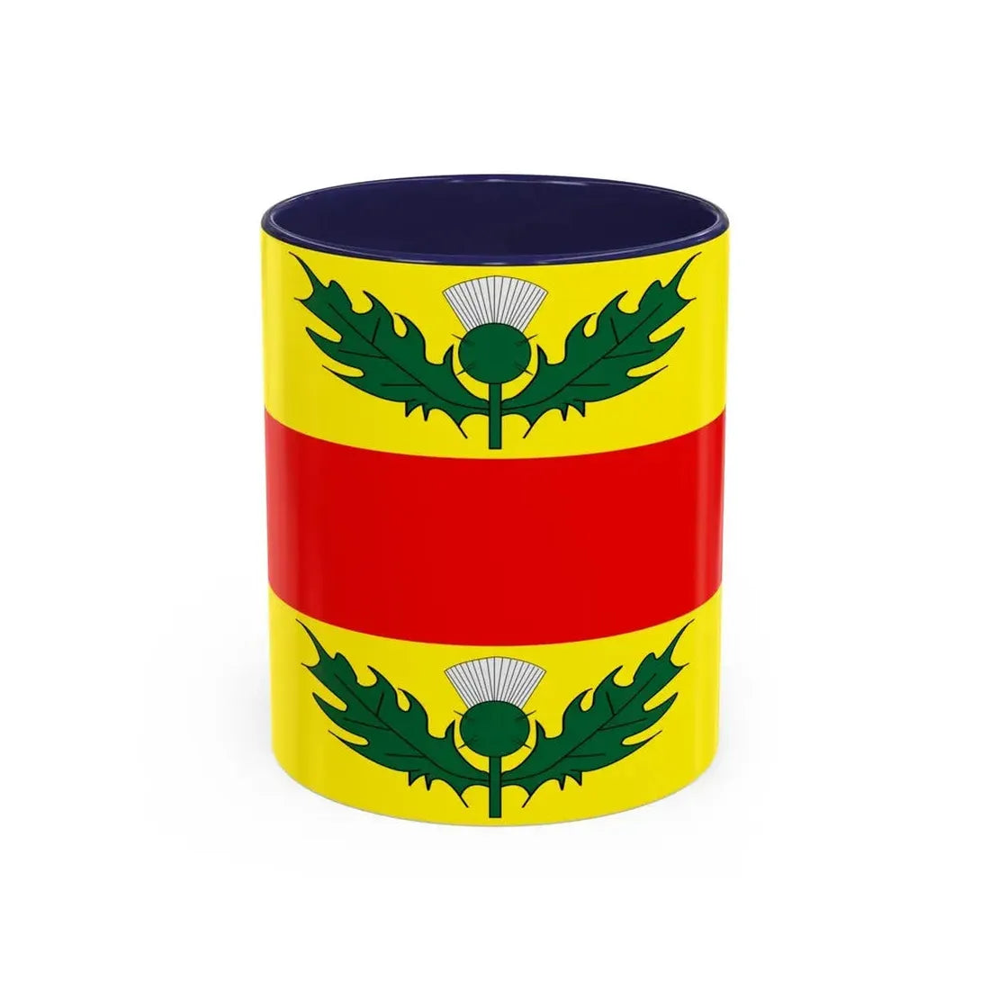 Flag of Xewkija Malta - Accent Coffee Mug 11oz Navy - Go Mug Yourself