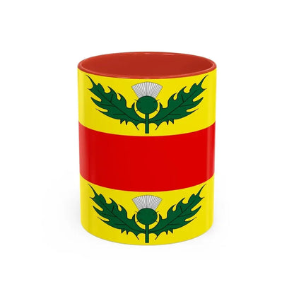 Flag of Xewkija Malta - Accent Coffee Mug 11oz Red - Go Mug Yourself