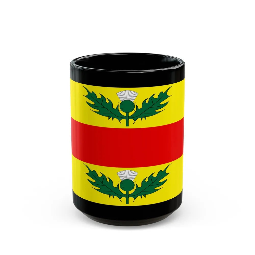 Flag of Xewkija Malta - Black Coffee Mug-15oz-Go Mug Yourself