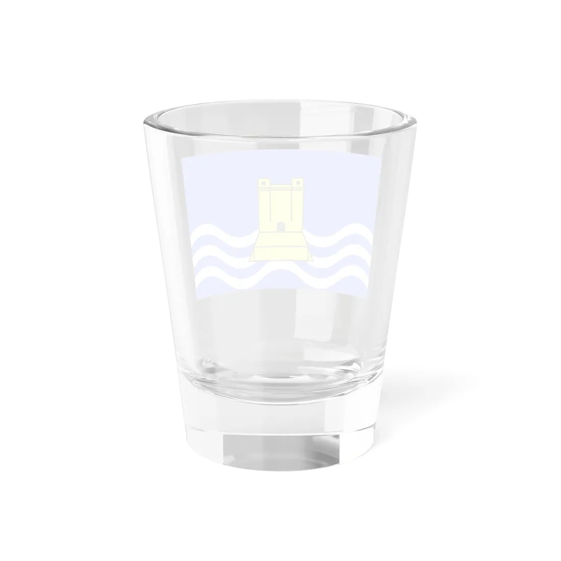 Flag of Xgħajra (Malta) Shot Glass 1.5oz - Go Mug Yourself