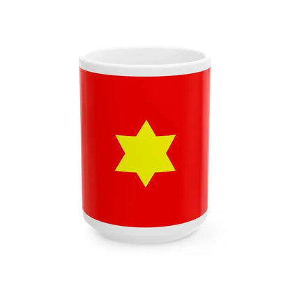 Flag of Xinjiang-Shicai 2 (China) White Coffee Mug 15oz - Go Mug Yourself