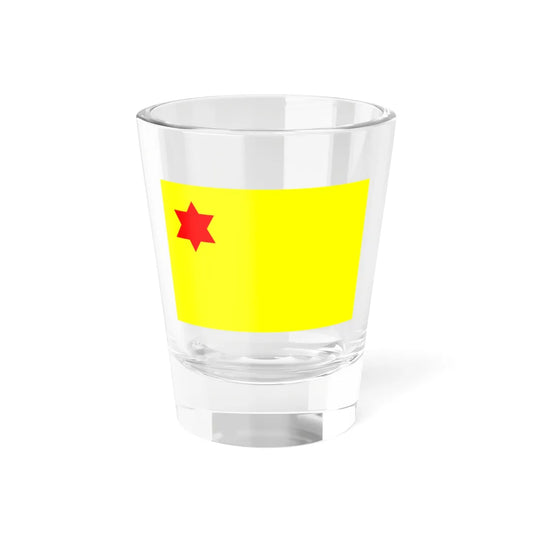 Flag of Xinjiang-Shicai (China) Shot Glass 1.5oz 1.5oz - Go Mug Yourself