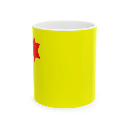 Flag of Xinjiang-Shicai (China) White Coffee Mug 11oz - Go Mug Yourself