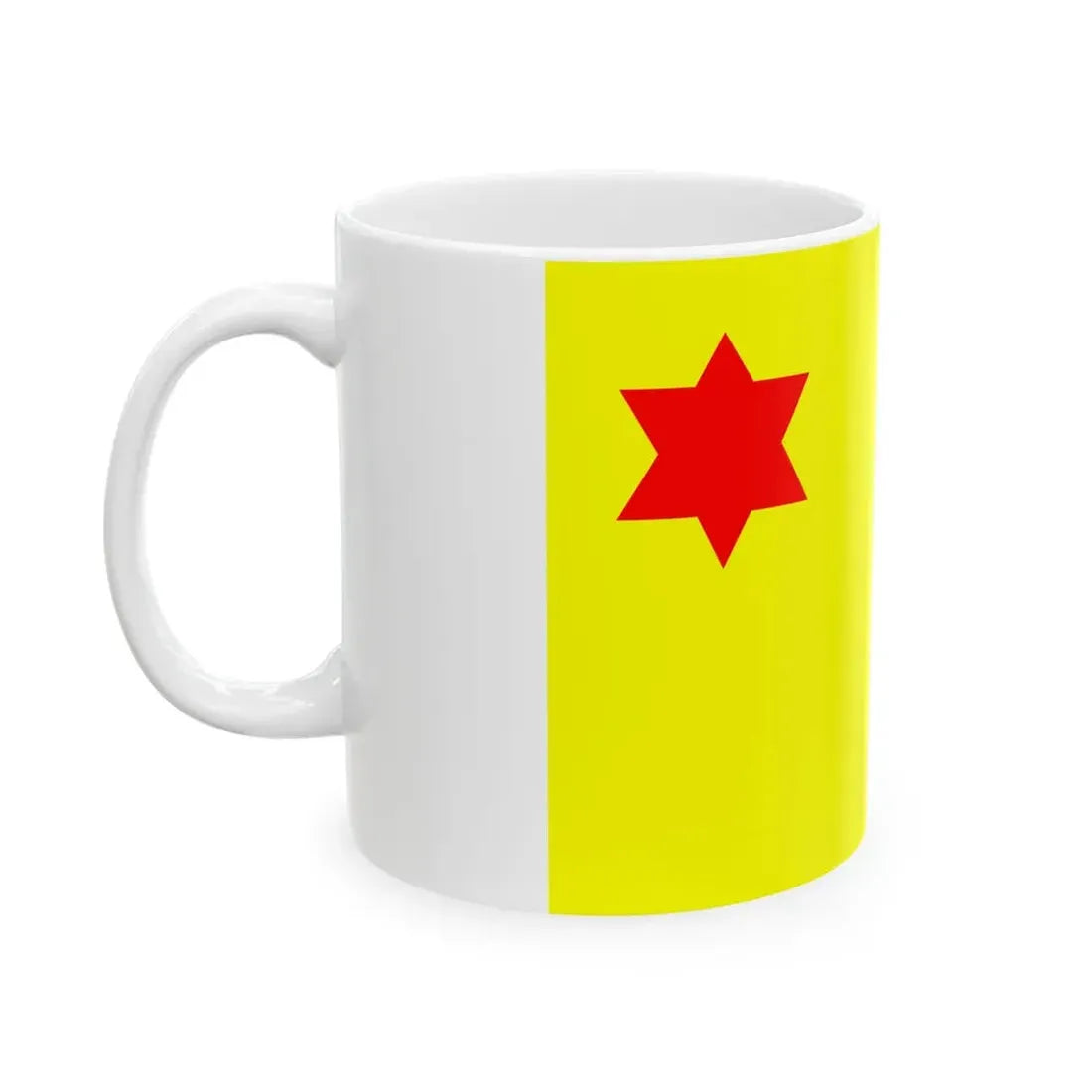 Flag of Xinjiang-Shicai (China) White Coffee Mug - Go Mug Yourself