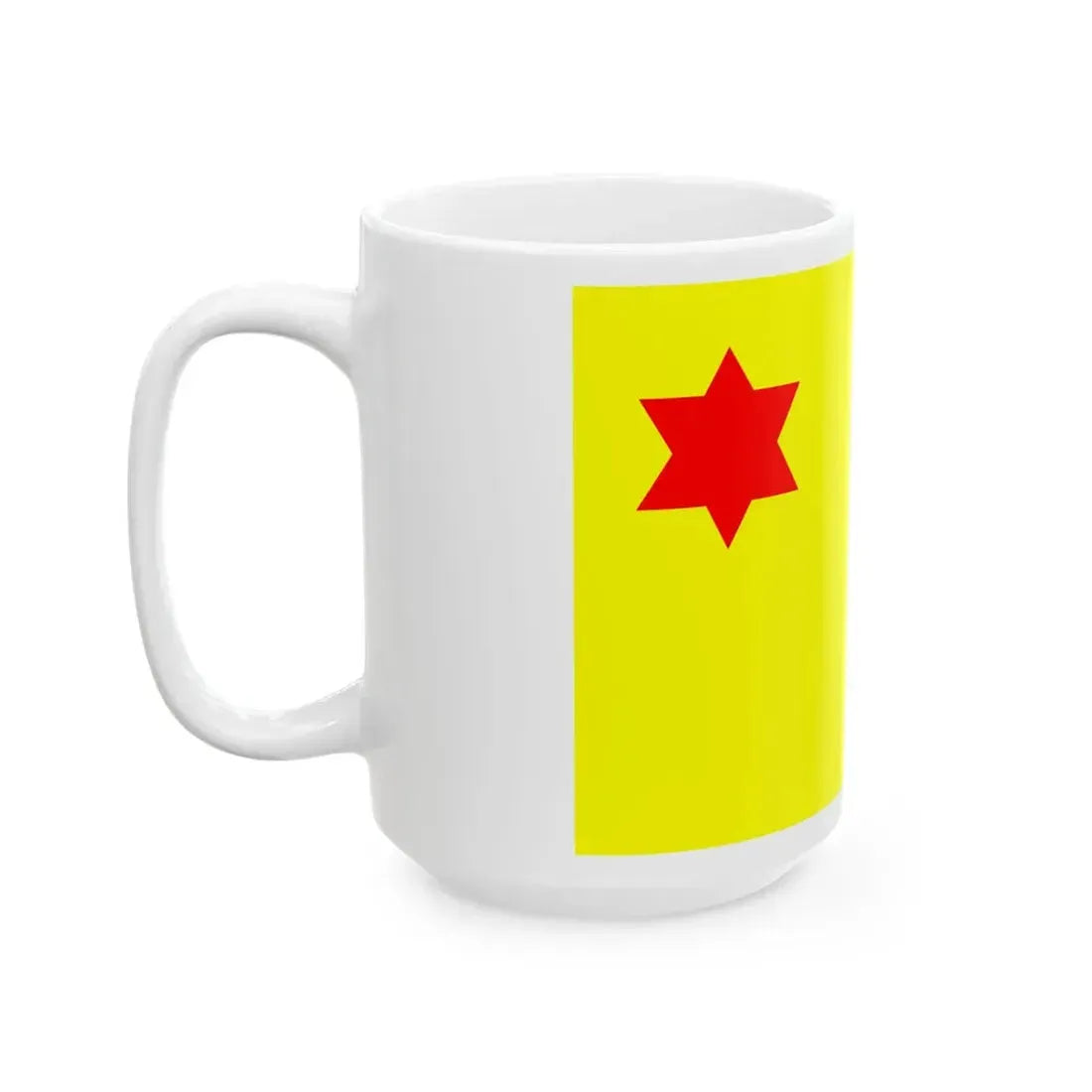 Flag of Xinjiang-Shicai (China) White Coffee Mug - Go Mug Yourself