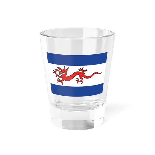 Flag of Y Wladfa (Argentina) Shot Glass 1.5oz 1.5oz - Go Mug Yourself