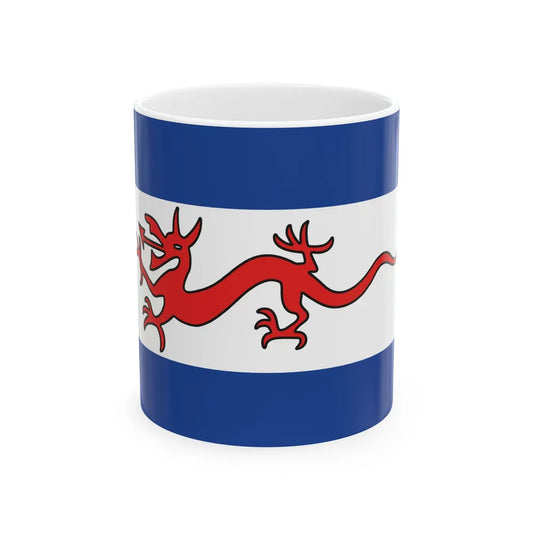 Flag of Y Wladfa (Argentina) White Coffee Mug 11oz - Go Mug Yourself