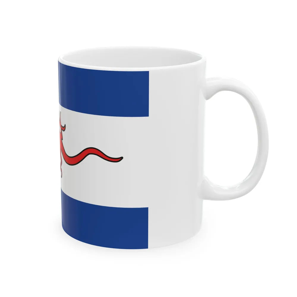 Flag of Y Wladfa (Argentina) White Coffee Mug - Go Mug Yourself