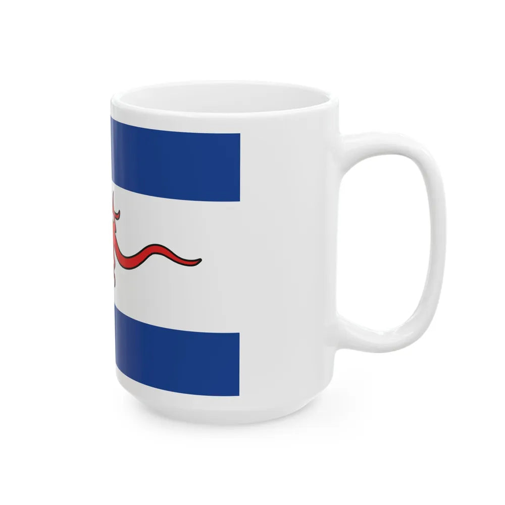 Flag of Y Wladfa (Argentina) White Coffee Mug - Go Mug Yourself