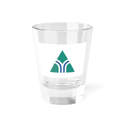 Flag of Yabu Hyogo (Japan) Shot Glass 1.5oz 1.5oz - Go Mug Yourself