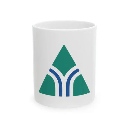 Flag of Yabu Hyogo (Japan) White Coffee Mug 11oz - Go Mug Yourself