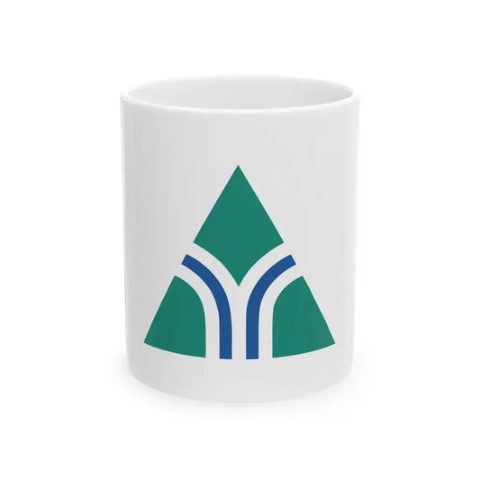 Flag of Yabu Hyogo (Japan) White Coffee Mug 11oz - Go Mug Yourself