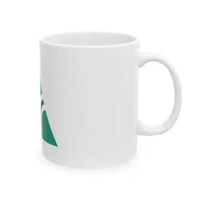 Flag of Yabu Hyogo (Japan) White Coffee Mug - Go Mug Yourself