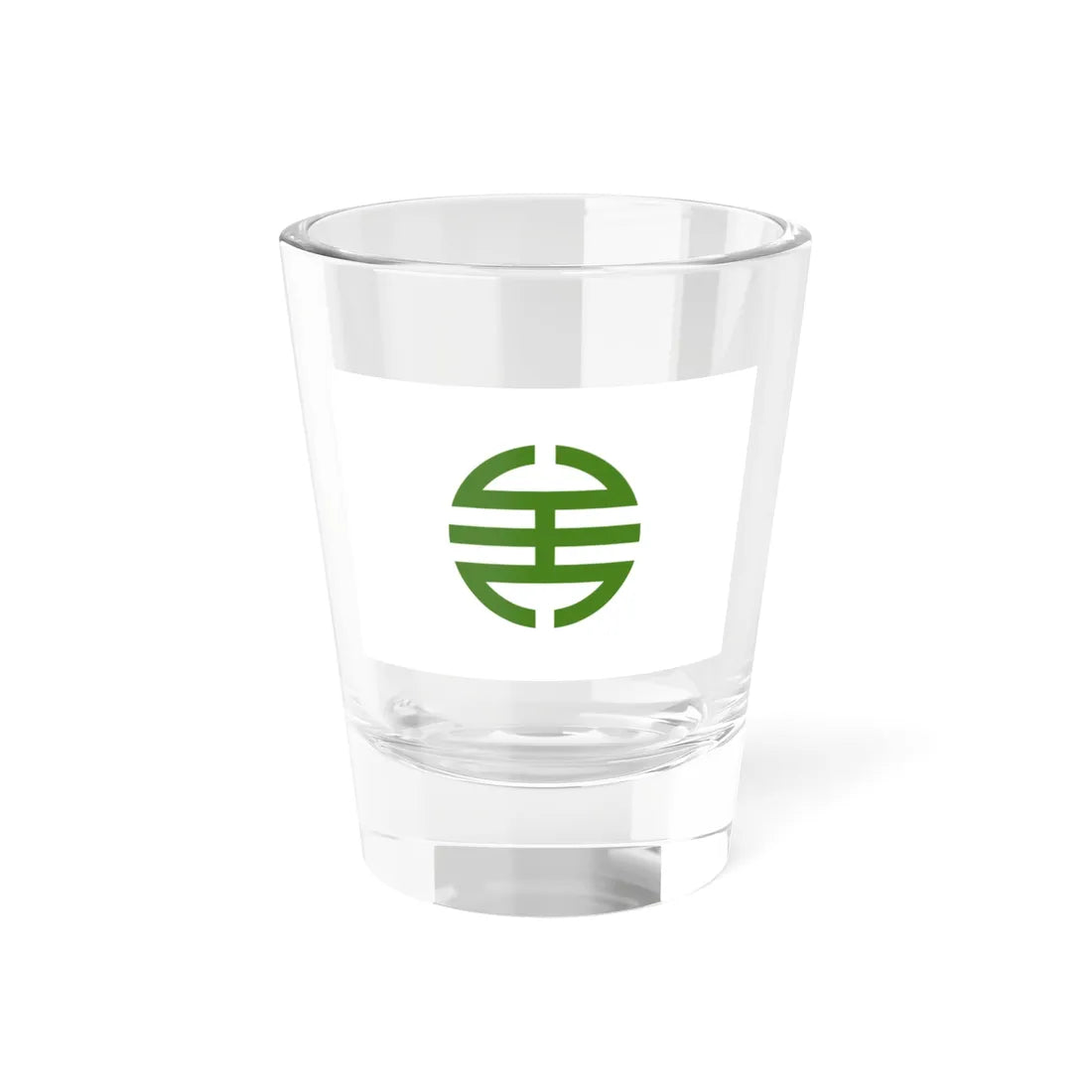 Flag of Yabuki Fukushima (Japan) Shot Glass 1.5oz 1.5oz - Go Mug Yourself