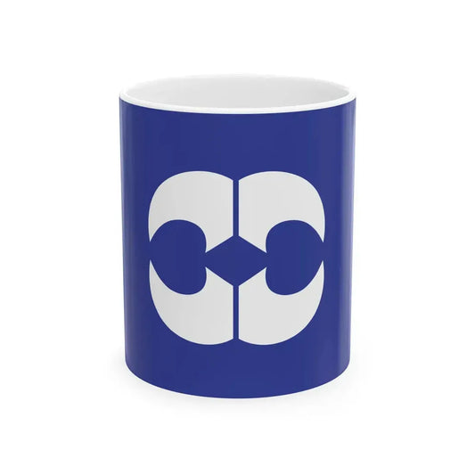 Flag of Yachimata Chiba (Japan) White Coffee Mug 11oz - Go Mug Yourself