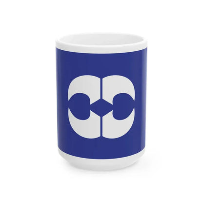 Flag of Yachimata Chiba (Japan) White Coffee Mug 15oz - Go Mug Yourself