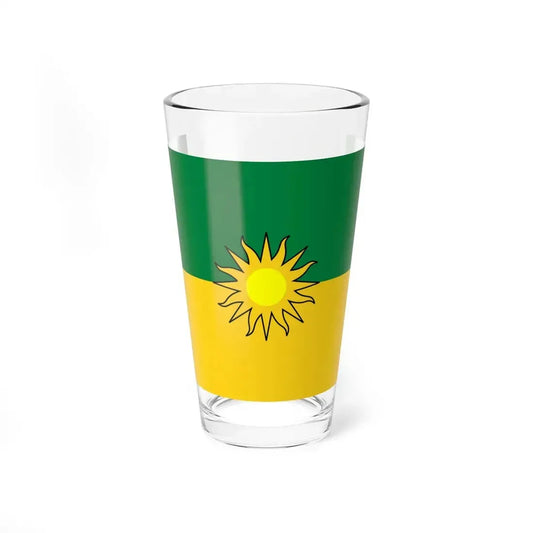 Flag of Yacuambi (Ecuador) Pint Glass 16oz 16oz - Go Mug Yourself