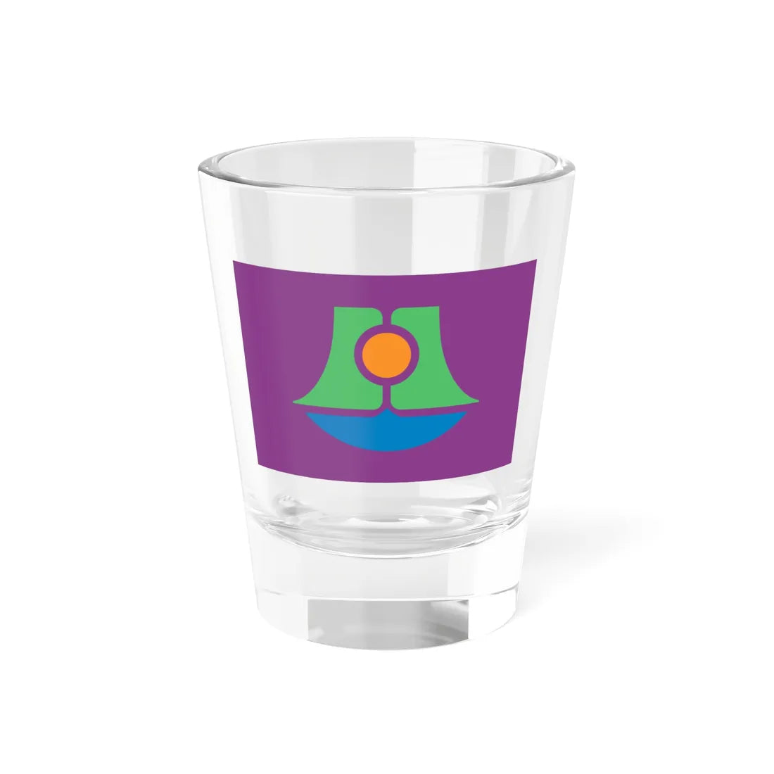 Flag of Yaese Okinawa (Japan) Shot Glass 1.5oz 1.5oz - Go Mug Yourself