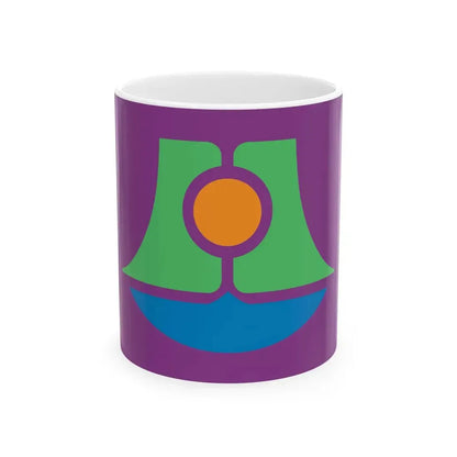 Flag of Yaese Okinawa (Japan) White Coffee Mug 11oz - Go Mug Yourself