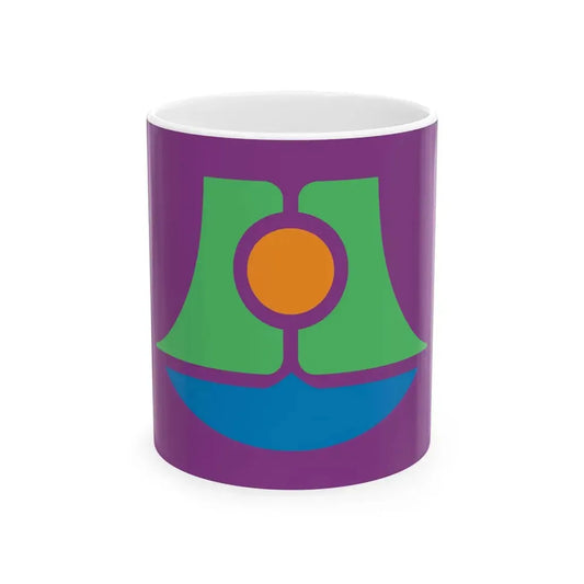 Flag of Yaese Okinawa (Japan) White Coffee Mug 11oz - Go Mug Yourself