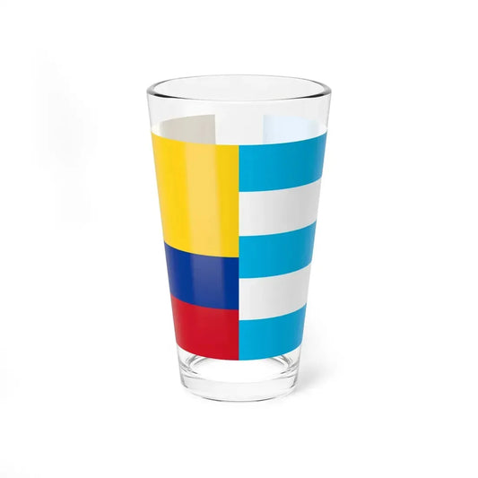 Flag of Yaguachi (Ecuador) Pint Glass 16oz 16oz - Go Mug Yourself