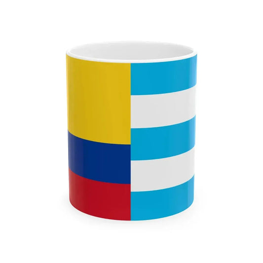 Flag of Yaguachi (Ecuador) White Coffee Mug 11oz - Go Mug Yourself