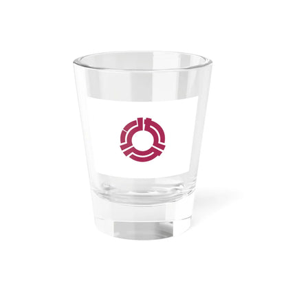 Flag of Yaizu Shizuoka (Japan) Shot Glass 1.5oz 1.5oz - Go Mug Yourself