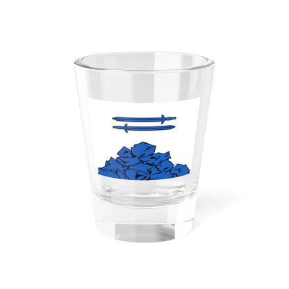 Flag of Yakovlevsky rayon (Russia) Shot Glass 1.5oz 1.5oz - Go Mug Yourself