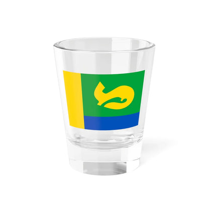 Flag of Yakshur-Bodya Region Udmurtia (Russia) Shot Glass 1.5oz 1.5oz - Go Mug Yourself