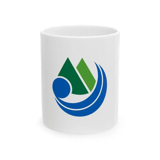 Flag of Yakushima Kagoshima (Japan) White Coffee Mug 11oz - Go Mug Yourself
